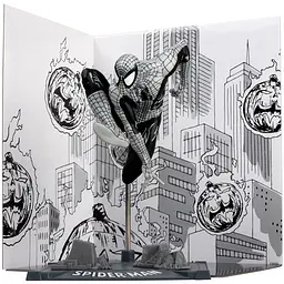 Фігурка Marvel Spider-Man - Collectible with Scene - Gold Label 0 - мініатюра 5