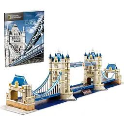 3D Пазл CubicFun National Geographic Тауерський міст, 120 елементів (DS0978h) - мініатюра 2