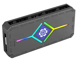 Контролер Coolmoon PWM ARGB controller (H9 BLACK) BLACK - мініатюра 3