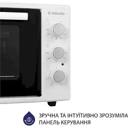 Електрична піч Minola Foet 3714 WH - мініатюра 4