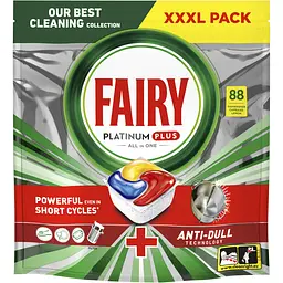 Капсулы для посудомоечных машин Fairy Platinum Plus Все-в-1, 88 шт.