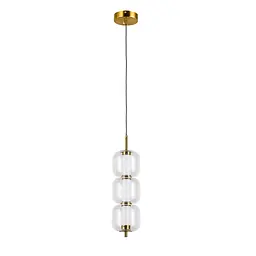 Світильник підвісний LED Levistella 800P3151 (110*300) CL, 5W, метал + скло, три режими світла, сучасний стиль для вітальні