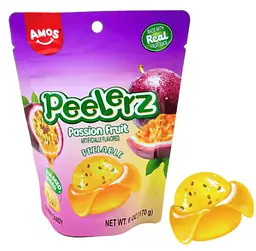 Желейні цукерки Amos Peelerz Peelable Passion Fruit Gummy Candy 170г - мініатюра 2