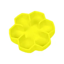 Миска для повільного харчування Waudog Silicone 450 мл жовтий - мініатюра 5