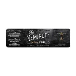 Упаковка горілки Nemiroff De Luxe 40% 12 л (1 л х 12 шт.) - мініатюра 6
