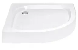 Набір Lidz Душова кабіна Latwa SC90x90.SAT.LOW.FR, напівкругла, скло Frost 4 мм + Душовий піддон Kapielka ST90x90x15 - мініатюра 8