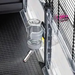 Модульна клітка для хом'яків та мишей Ferplast Multipla Hamster Lagre з аксесуарами чорна 107.5x37.5x42 см 57007417 - мініатюра 10