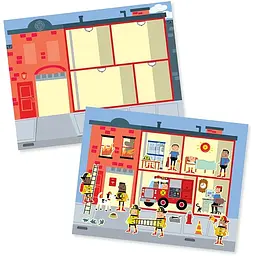 Набір наліпок Melissa & Doug Моє місто багаторазові (MD19114) - мініатюра 3