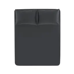 Простирадло на резинці з наволочкою Penelope - Lia antrasit антрацит 100x200+50x70