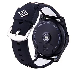 Силіконовий ремінець Primo Dart для годинника Samsung Gear S3 Classic SM-R770/Frontier RM-760 Black White - мініатюра 2