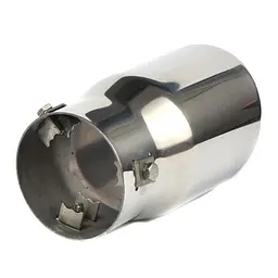 Насадка на глушник Elegant Кругла Коса Ø 76 х 150 мм Хром (EL 106 044) - мініатюра 2