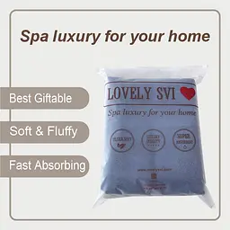 Набір рушників махрових Lovely Svi для рук і обличчя (Бавовна) 4 шт., 50 x 90 см Синій (580523) - мініатюра 3