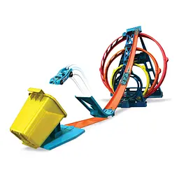 Трек Hot Wheels Track builder Потрійна петля (GLC96) - мініатюра 2