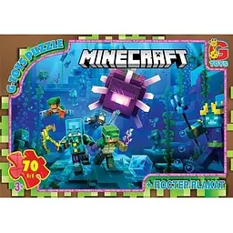 Пазли G-Toys Minecraft 70 елементів MC802 Різнокольоровий