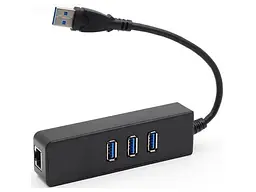 Мультипортовий адаптер Dynamode USB-C 3.1 RJ-45 + 3-Port (USB3.1-TYPEC-RJ45-HUB3) - мініатюра 5