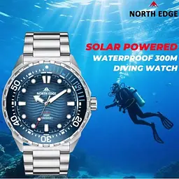 Годинник чоловічий наручний North Edge piton 30 Bar (Сріблястий) - мініатюра 2
