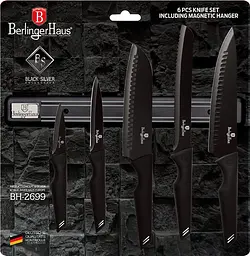 Набір ножів Berlinger Haus Black Silver Collection, чорний (BH 2699) - мініатюра 2