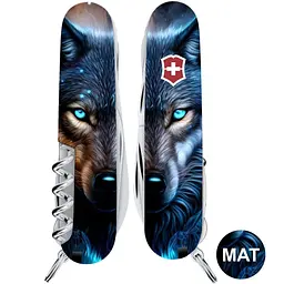 Ніж Victorinox Huntsman Animal 91мм 15функ Вовк - мініатюра 5