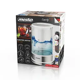 Електрочайник Mesko MS 1301 white з регулятором темп. - мініатюра 9