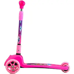 Самокат Best Scooter 13х30х58-71.5 см Рожевий 000231656