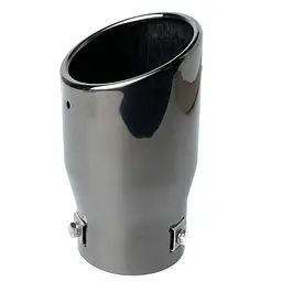 Насадка на глушник Vitol 152x89x72 мм Темний Хром (НГ-0118 BK) - мініатюра 2