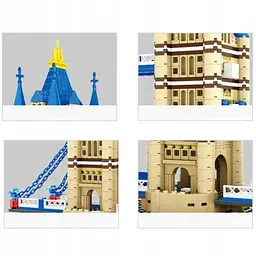 Конструктор архітектура  Wange 3D Тауерський міст   The Tower Bridge  5215 Лондон 3Д 1052 деталі - мініатюра 4