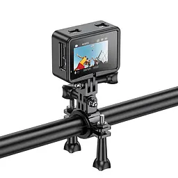 Екшн-камера Hoco DV101 Dual color screen Sports Black - мініатюра 4
