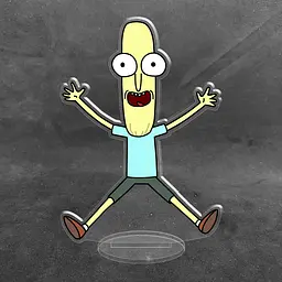 Акрилова колекційна фігурка Рік і Морті Мр. Жопосранчик Mr. Poopybutthole 15 см - мініатюра 2