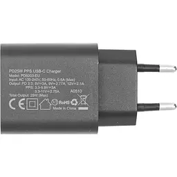 Зарядний пристрій Choetech USB Type-C, 25W, PD+PPS - мініатюра 4