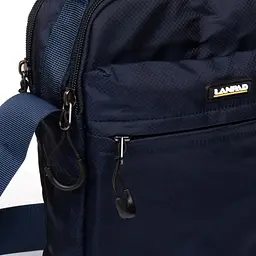 Сумка-планшет LANPAD чоловіча 20х24х10 см Синій (LAN7669 blue) - мініатюра 6