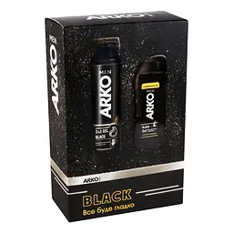 Подарунковий набір Arko Men Black: Гель для гоління 200 мл + Гель для душу 260 мл - мініатюра 6