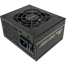 Блок живлення 550 Вт, ALmordor SFX, Black, 80+ Bronze, Active PFC, 80 мм, 2xMolex / 3xSATA / 2x6+2-pin / 1x4+4-pin / 1x20+4-pin, OVP/OCP/OPP/SCP (ALSFX550BK)