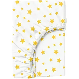 Простирадло Cosas на резинці 80х200 yellow stars, золотистий (StarYellowWhite-3054_80x200x20)