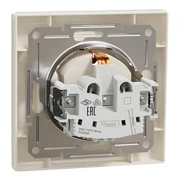 Розетка Schneider Electric ASFORA крем (EPH2900123) - мініатюра 7