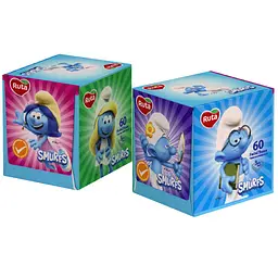 Серветки косметичні Ruta Kids тришарові білі 60 шт. в кубі