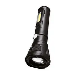 Ліхтар переносний Voltronic PT-8182, 3+1 режими, 1+COB, вбудований акумулятор, USB кабель - мініатюра 1