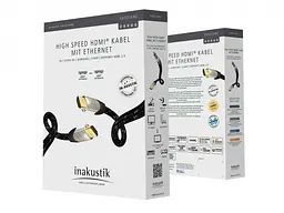 Кабель Inakustik HDMI v.2.0b Exzellenz High Speed HDMI Cable with Ethernet 3.0 m - мініатюра 2