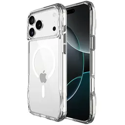 Чохол Epik TPU Space Octagon with MagSafe для Apple iPhone 17 Pro Max (6.9) Clear - мініатюра 2