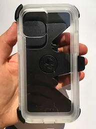 Протиударний чохол для iPhone 12 Pro Pelican Voyager Прозорий аналог OtterBox Defender з кліпсою PP043566 - мініатюра 8