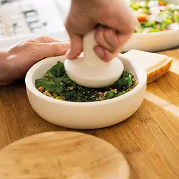 Ступка керамічна Berghoff з маточкою велика 17,5 х 17,5 х 11 см (3950033) - мініатюра 3