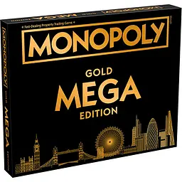Настільна гра MONOPOLY Mega Gold - UK - мініатюра 1