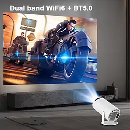 Проектор Magcubic Android 11 HY300 Pro 720P 4K 260ANSI Allwinner H713 180 ° гнучкий портативний проектор BT5.0 Home Cinema Outdoor - мініатюра 11