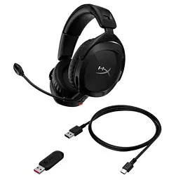 Наушники HyperX беспроводные Cloud Stinger 2 Black USB 2.4 GHz с микрофоном с шумопоглощением (teh0033260) - миниатюра 5