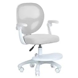Дитяче крісло Bambi M 6056-11 з підлокітником і підніжкою сіре (RLT48539)