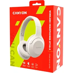 Навушники Canyon BTHS-3 Beige (CNS-CBTHS3BE) - мініатюра 5