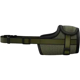 Намордник для собак Waudog Pro сітка, пластиковий фастекс XL, 35-43 см хакі - мініатюра 2