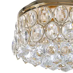 Люстра Brille торт стельова з підсвічуванням LED E14 40W Glass (BCL-609C/3) - мініатюра 2