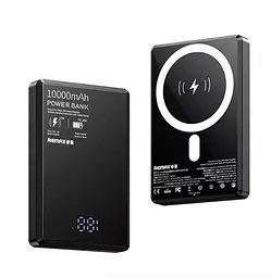 Портативна батарея Remax RPP-109 10000mAh 20W Metal MagSafe Power Bank Black