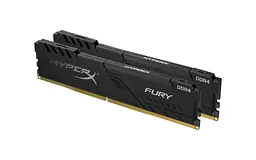 Модуль пам'яті HyperX DDR4 16Gb (2x8) Kingston Fury 2666 MHz Black (HX426C16FB3K2/16) Б/в - мініатюра 2