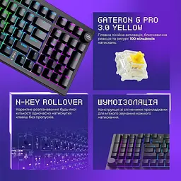Клавіатура Proove Gaming Slicker Pro (Ukraine Layout) White Purple (WKSLP0022417) - мініатюра 5